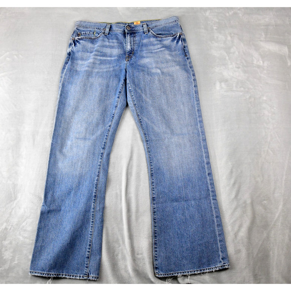Adriano Goldschmied Jeans Mens 36x32 (34x31 Meas) Blue The Fillmore Bootcut USA - Picture 1 of 10